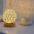 Modern Minimalist Round USB rechargeable LED table lamp