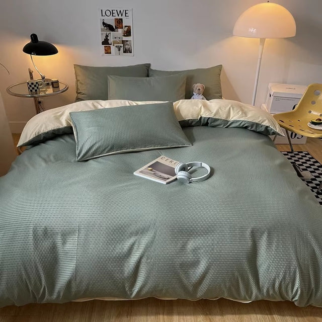 Beaumont Ultra-Soft Waffle Duvet Set | 3pcs Set