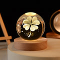 LED Night Light Galaxy Crystal Ball Table Lamp 3D Planet Moon Lamp Bedroom Home Decor For Kids Party Children's Birthday Gifts
