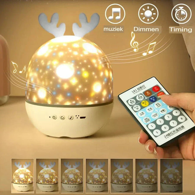 Starry Sky Projector Lamp for Kids - Magical Night Light
