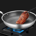 KitchenPro | Non-stick stainless steel frying pan