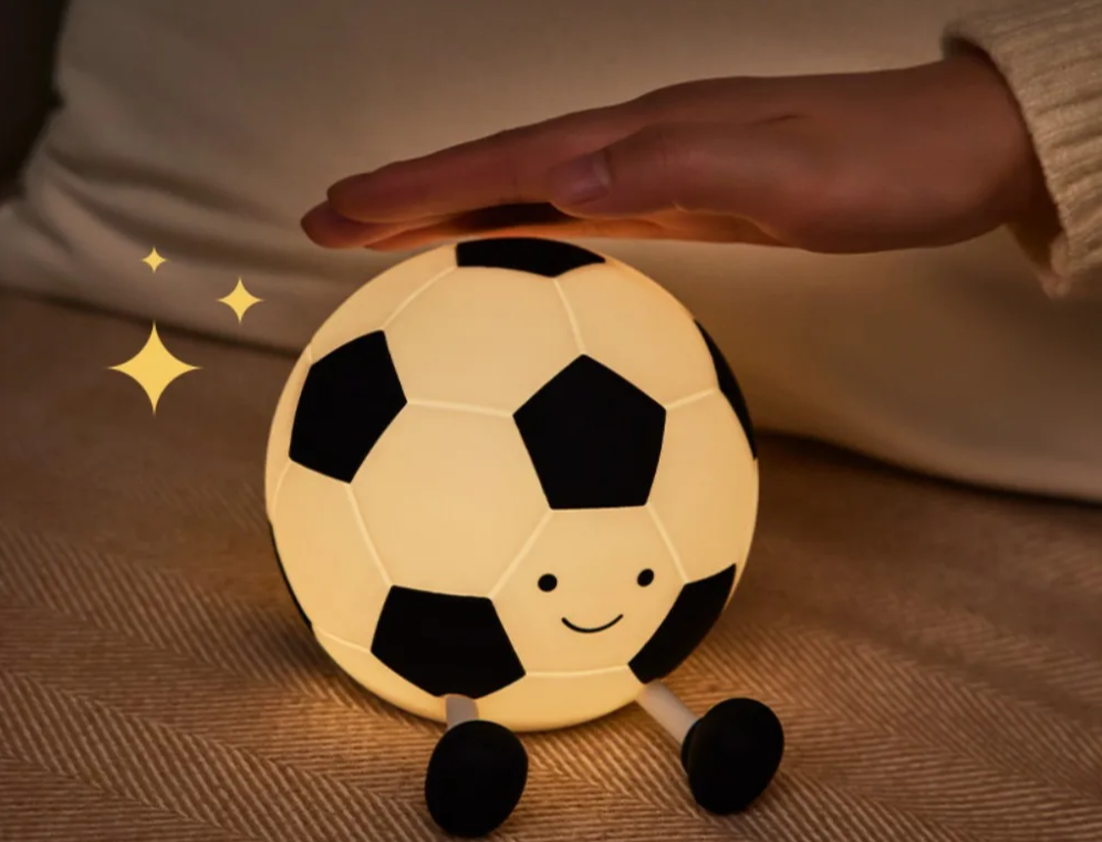 Rechargeable Soccer Ball Silicone Night Light – GlowKick