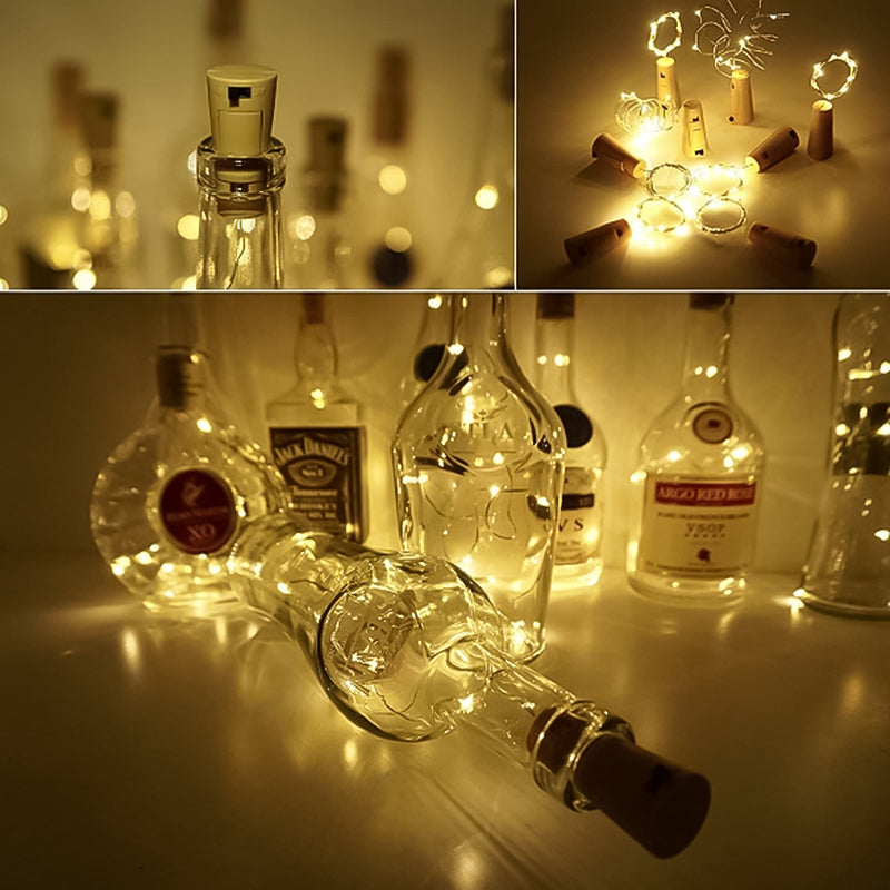 LED Bottle Light Cork Night Light DIY Decor Gift