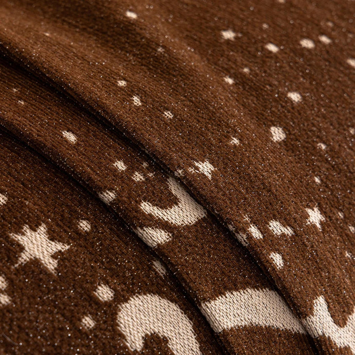 Cursive Glittering Chenille Sofa Cover