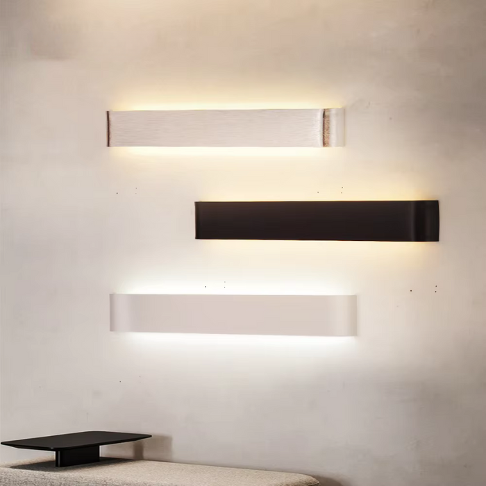 Nordic LED Wall Light - Modern Brushed Aluminum Indoor Wall Light