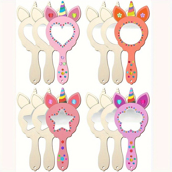 WhimsyReflections - DIY Unicorn Mirror with Hand-Painted Design