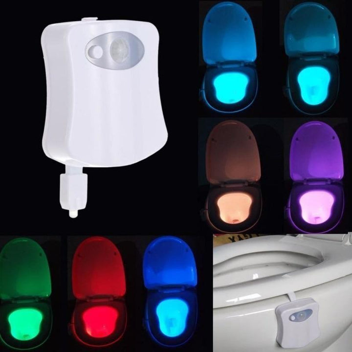Toilet Cover Sensor Light Multi-function Toilet Night Light