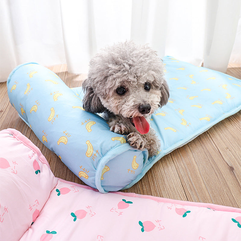 Pet Summer Cool Bed Ice Silk Cooling Mat for Dogs &amp; Cats |