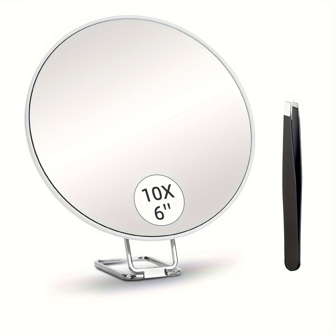 Magnifying Makeup Mirror - 20X/10X Magnification, Suction Cup, Portable