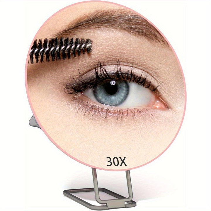 Magnifying Makeup Mirror - 20X/10X Magnification, Suction Cup, Portable