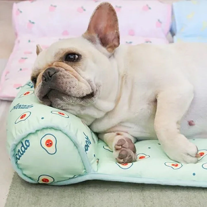 Ice silk cooling mat for pets |