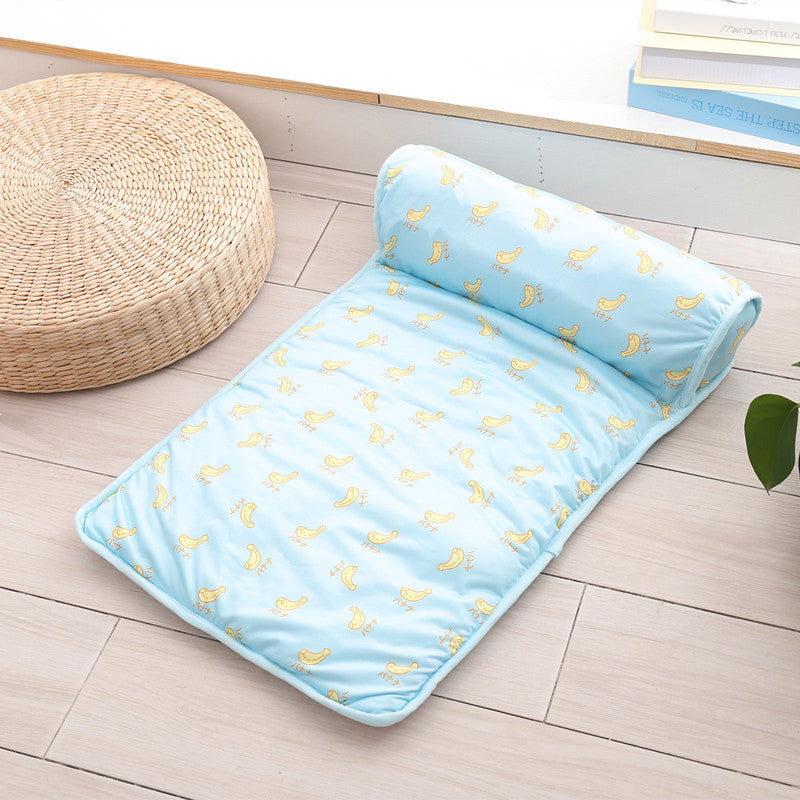 Pet Summer Cool Bed Ice Silk Cooling Mat for Dogs &amp; Cats |