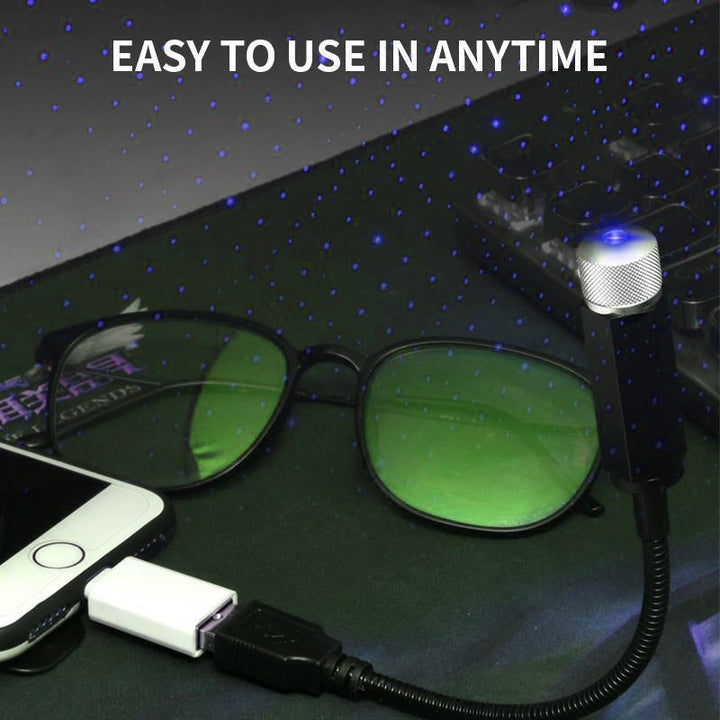 Car and Home Ceiling Romantic USB Night Light