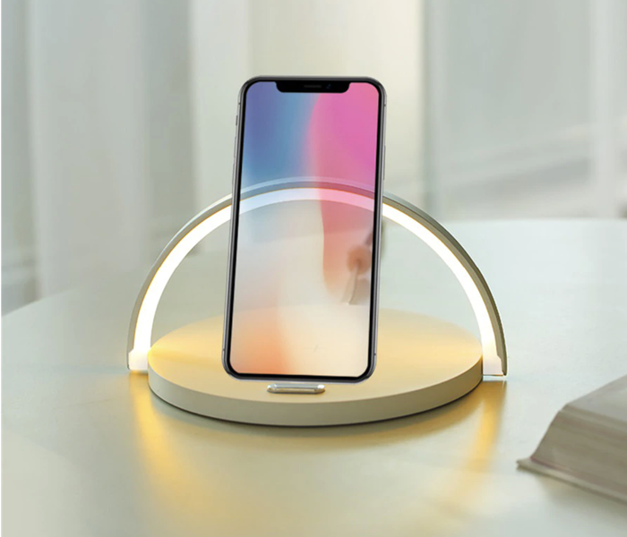 Bowlight Design 3-in-1 Night Light – Wireless Charger & Lamp