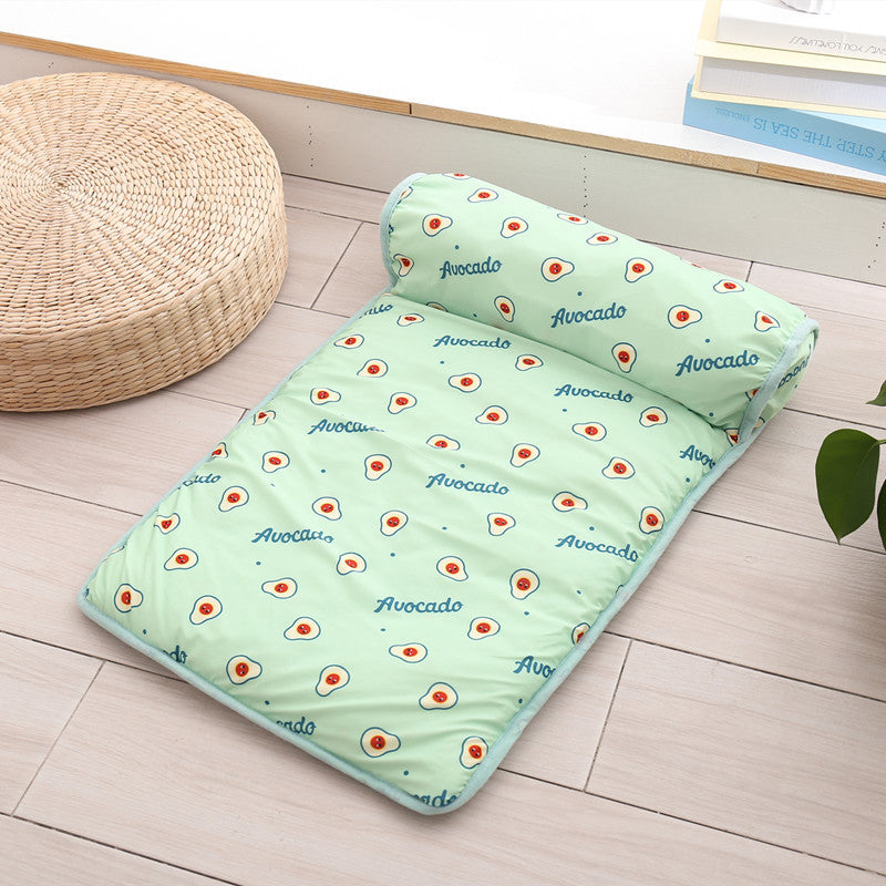 Pet Summer Cool Bed Ice Silk Cooling Mat for Dogs &amp; Cats |