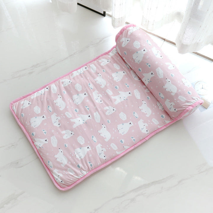 Pet Summer Cool Bed Ice Silk Cooling Mat for Dogs &amp; Cats |