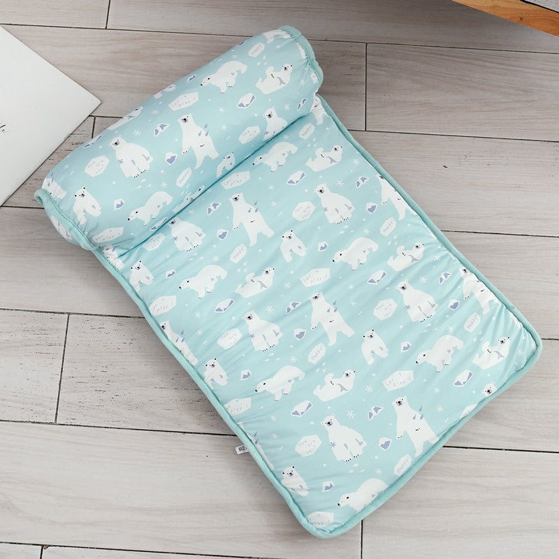 Ice silk cooling mat for pets |