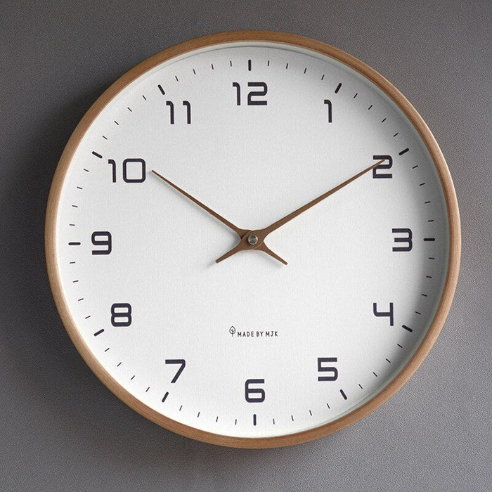 Wall clock - Luxora - Nordic design - Solid wood