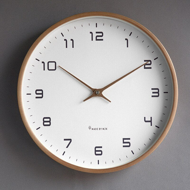 Wall clock - Luxora - Nordic design - Solid wood