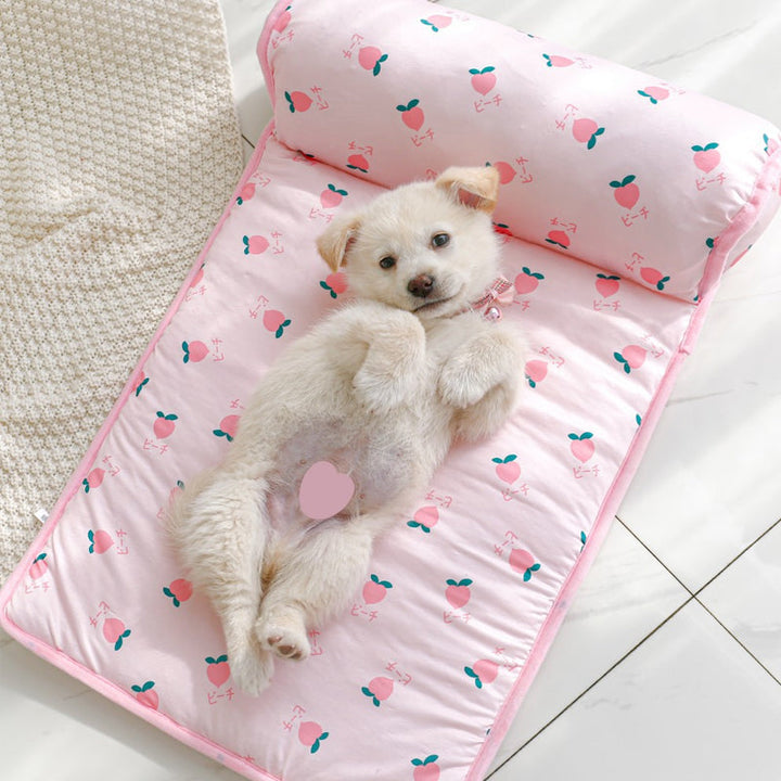 Pet Summer Cool Bed Ice Silk Cooling Mat for Dogs &amp; Cats |