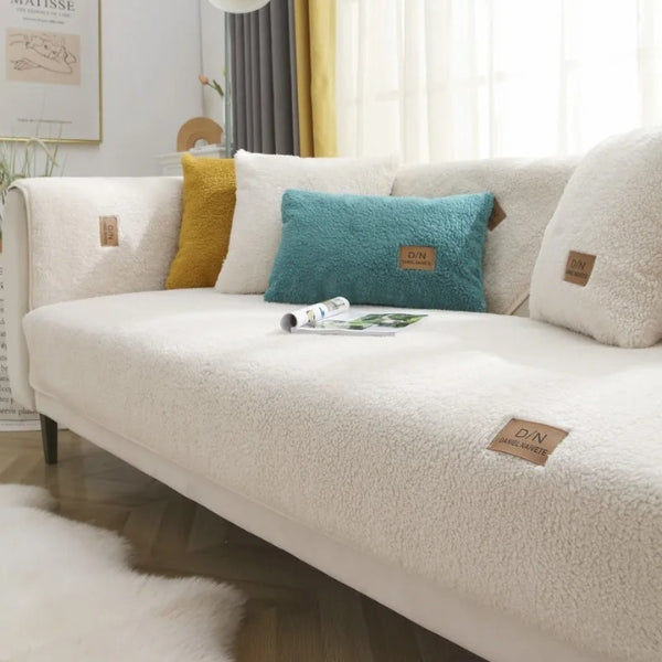 Waterproof Sofa Throw Covers | Slip Couch Protector | Washable Sofa Cover for Sofa Beds