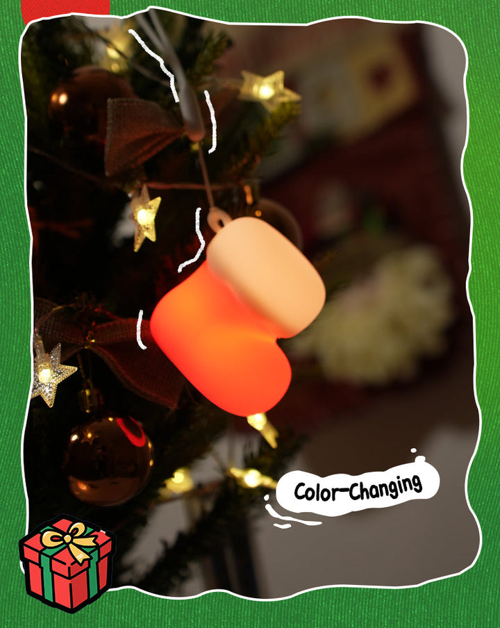 Creative Holiday Silicone Snowman Night Light