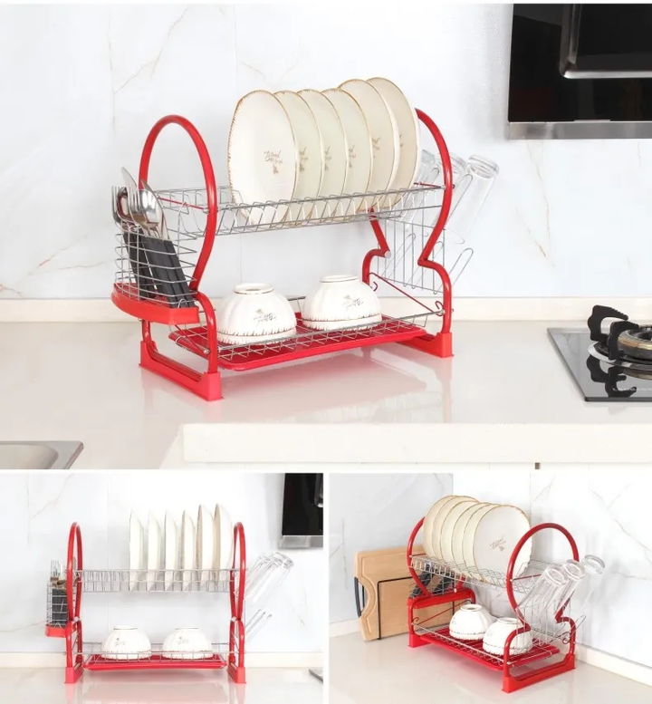 2 Layered Coated Dishracks