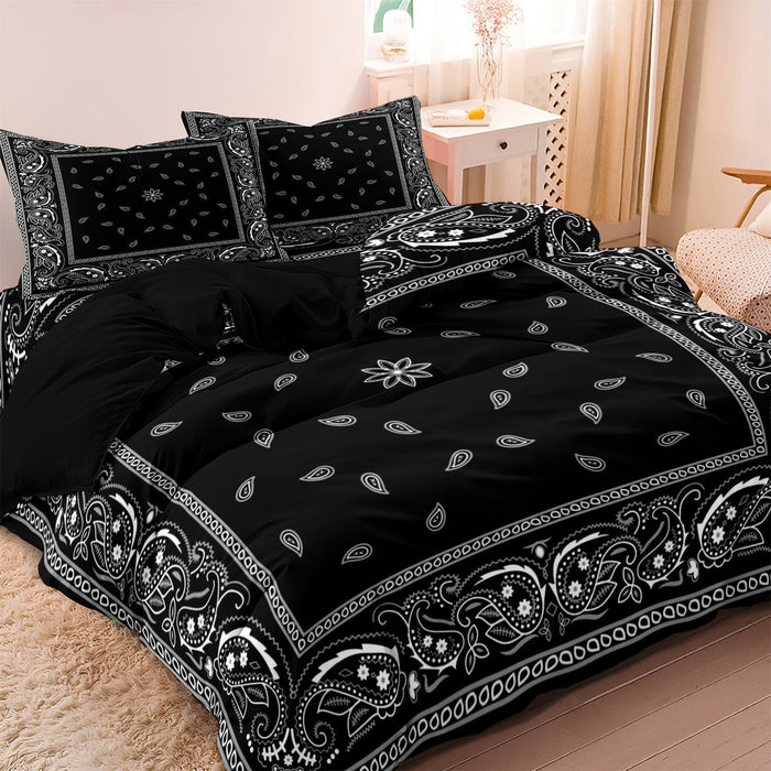 PaisleyAura - Floral Mandala Bedding Set