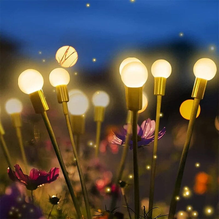 Solar-powered Firefly Garden Light