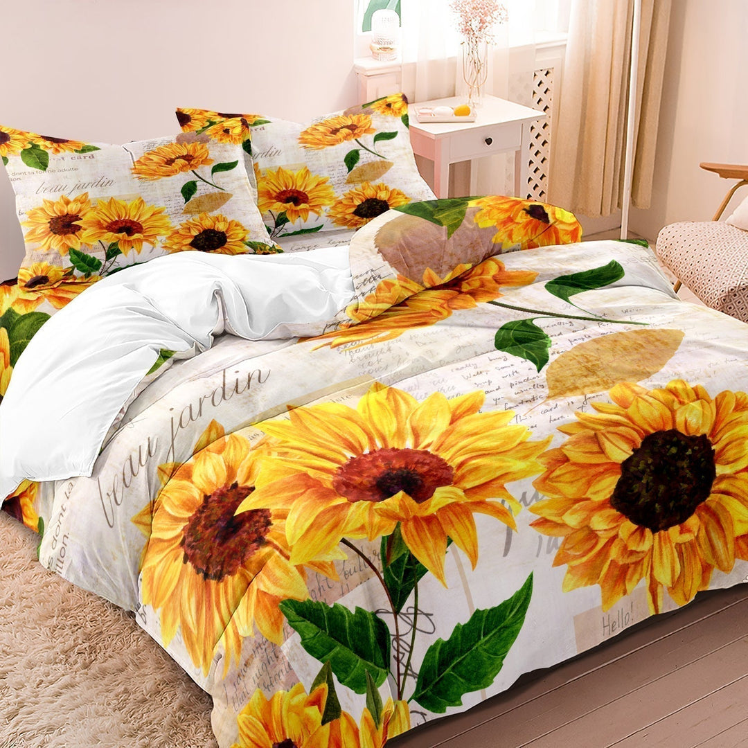 SunnyBeau - Sunflower Comforter Set
