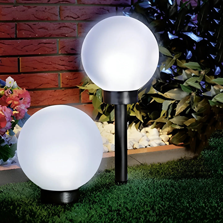 LumiGlobe – Set of 3 Waterproof Solar Pathway Lights