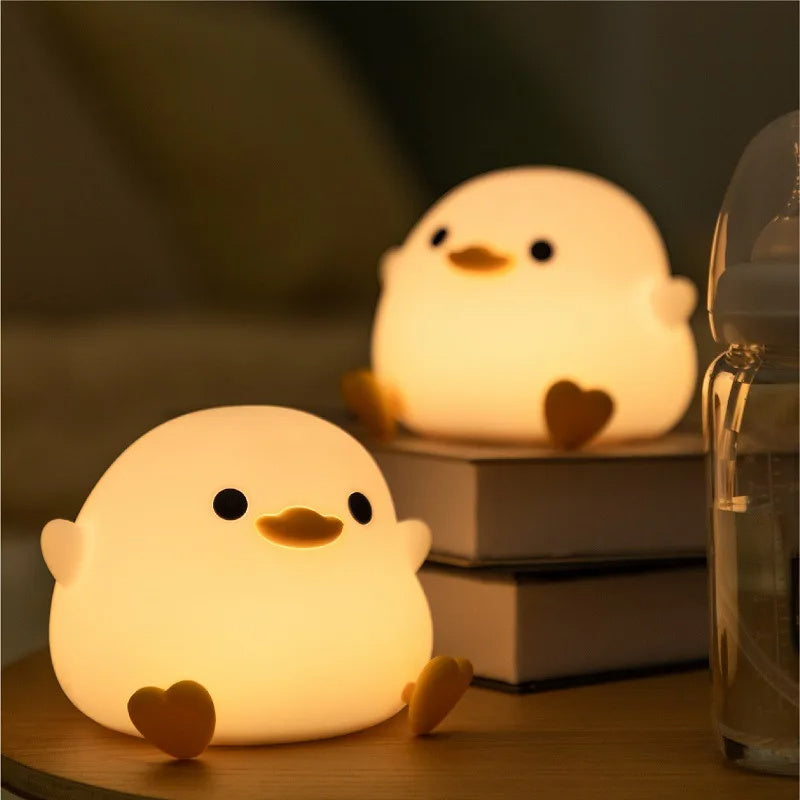 Cute Duck Night Light - QuackGlow |
