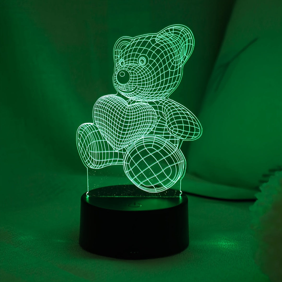 LumiBear – 3D Illusion Night Light Teddy Bear
