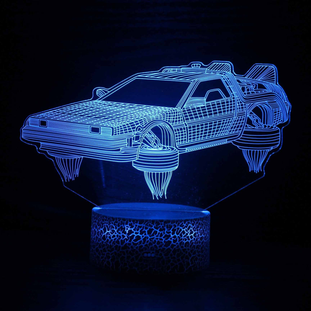 Sports car series 3d night light LED stereo light illusion lamp USB bedside table lamp modeling lamp dimming