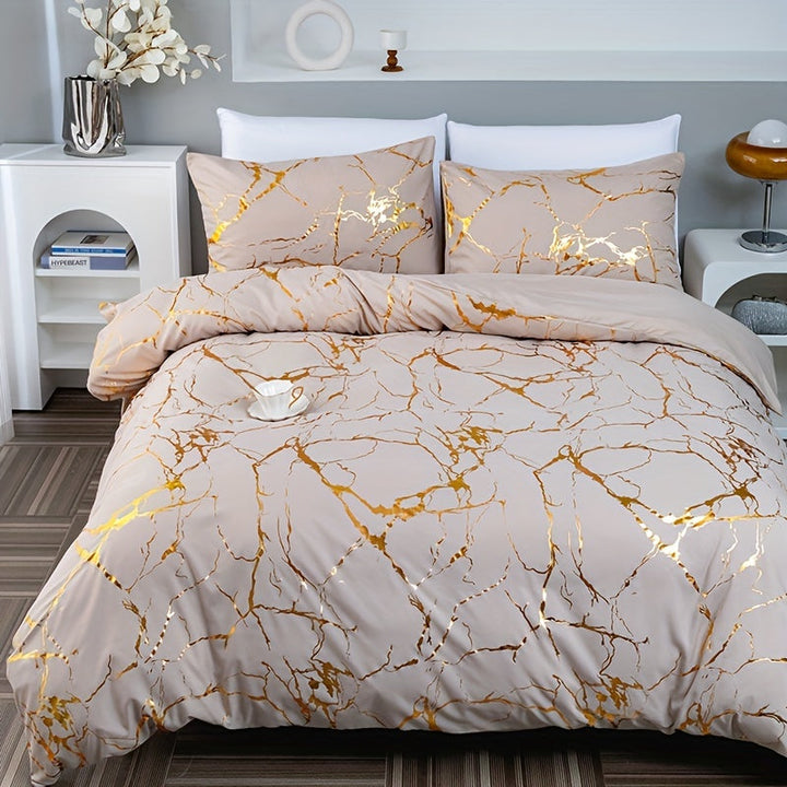 Luxury Silk Soft Duvet Cover Set – Elegant &amp; Comfortable