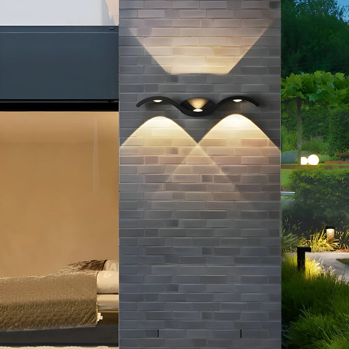 BrightGlow – Waterproof Nordic Wall Light