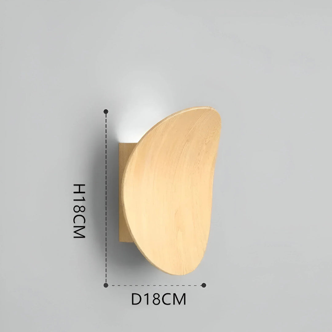 WoodLume – Curved Wooden Wall Light