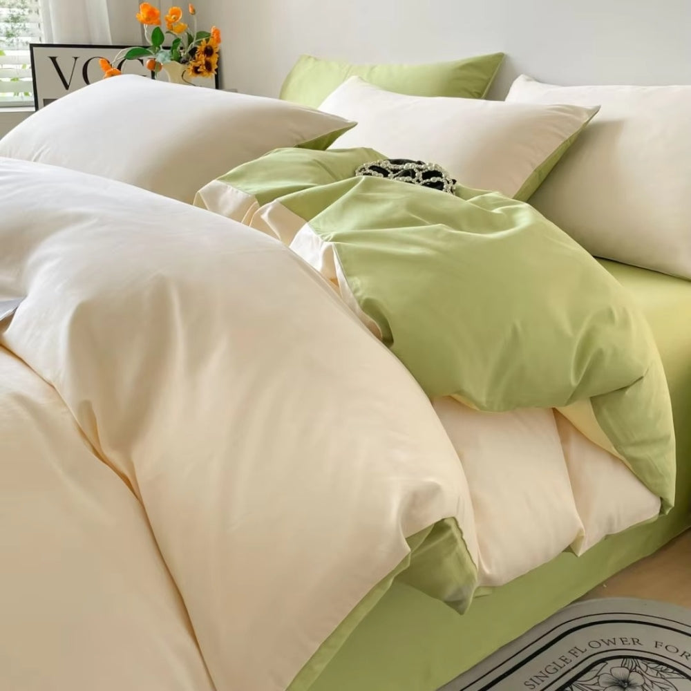 Lustova Cotton Duvet Cover | 3pcs Set