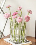 Flexible Flower Vases with Hinges | Modern Glass Tube Vase
