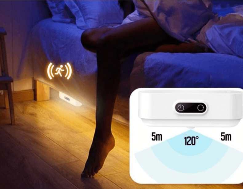 Motion-Activated Rechargeable Night Light with Adjustable Brightness