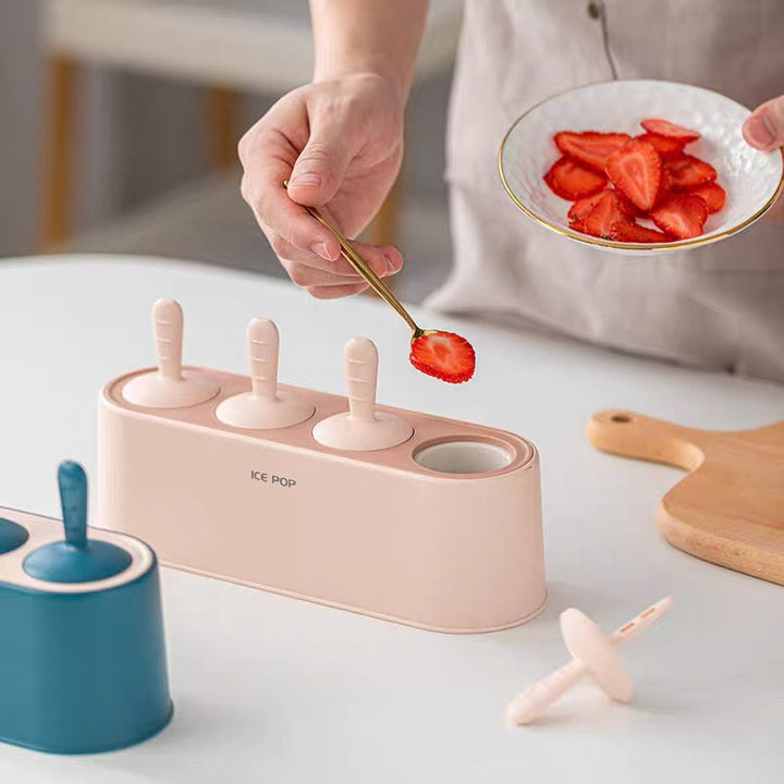 Silicone Popsicle Ice Cream Mold Set