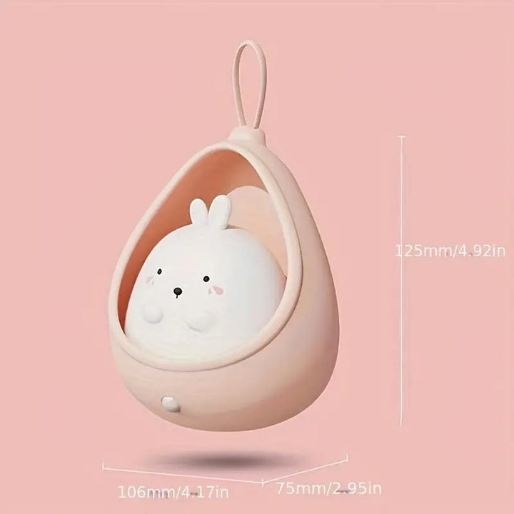 PurrLight – Cute Animal Night Light LED Bedside Lamp for Kids