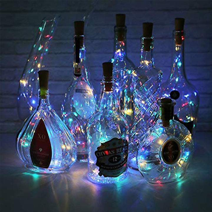 Led Bottle Light Cork Night Light DIY Decor |