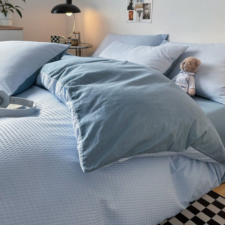 Beaumont Ultra-Soft Waffle Duvet Set | 3pcs Set