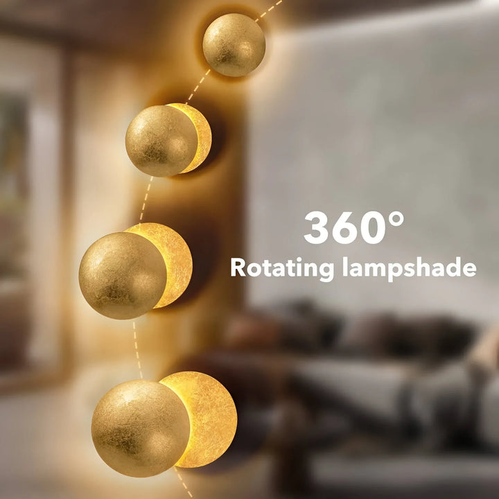 LunarGlow – Moon Phase Wall Light