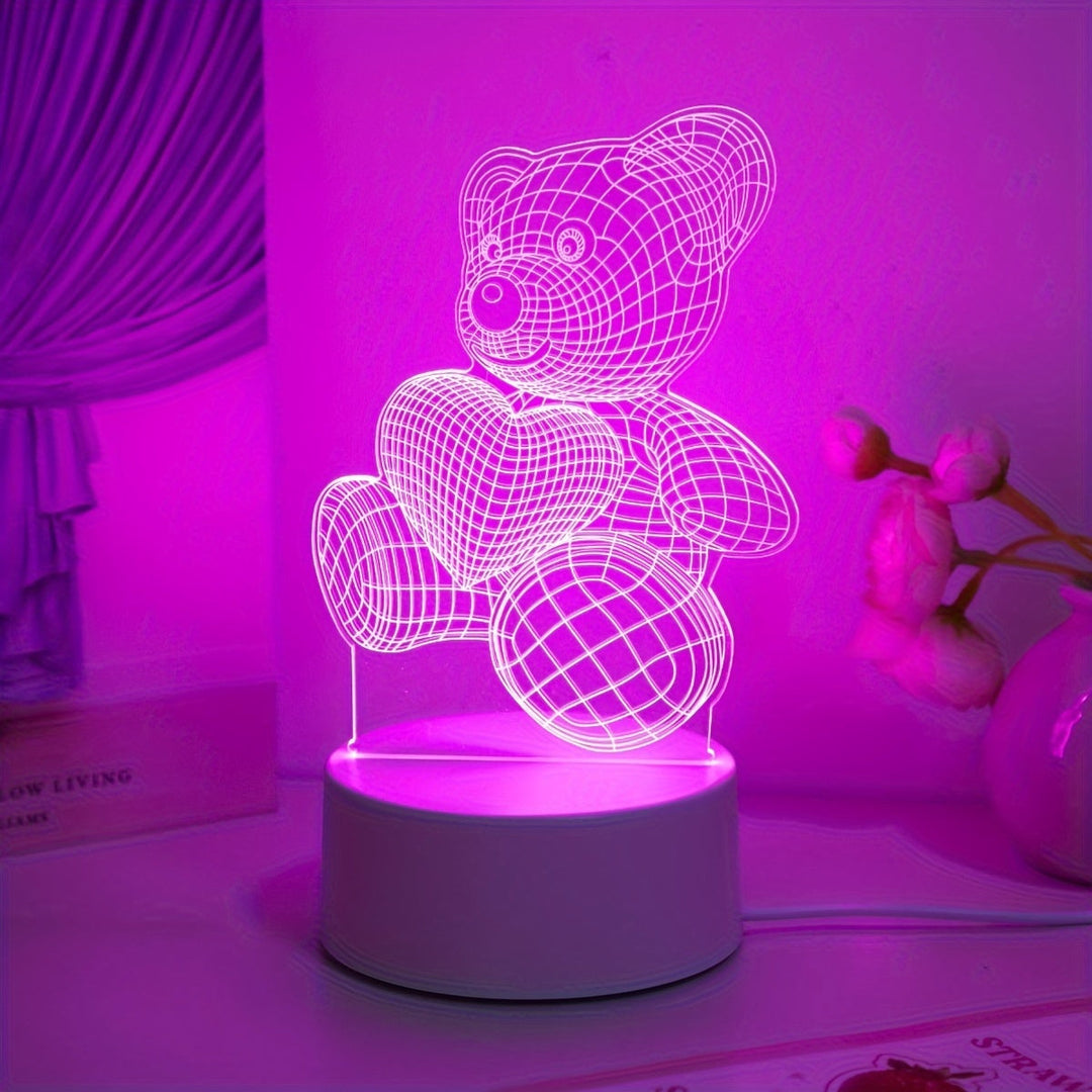 LumiBear – 3D Illusion Night Light Teddy Bear