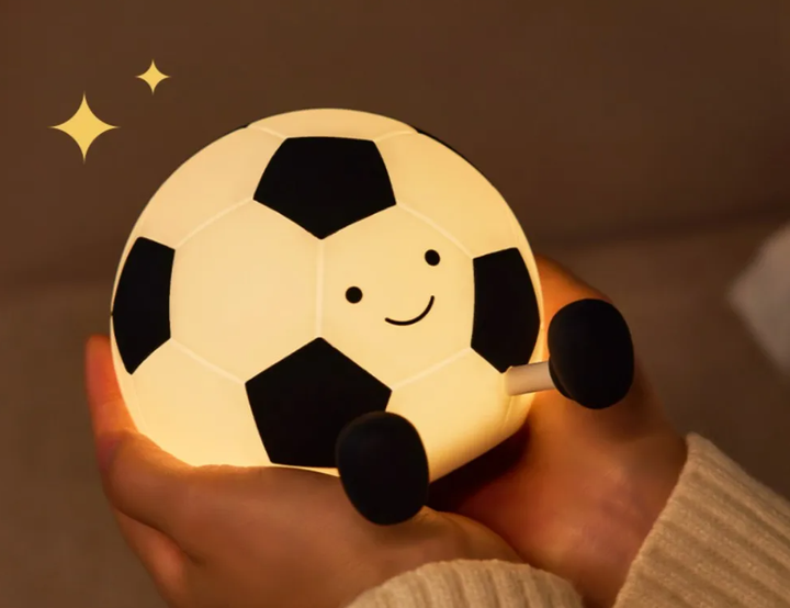 Rechargeable Soccer Ball Silicone Night Light – GlowKick