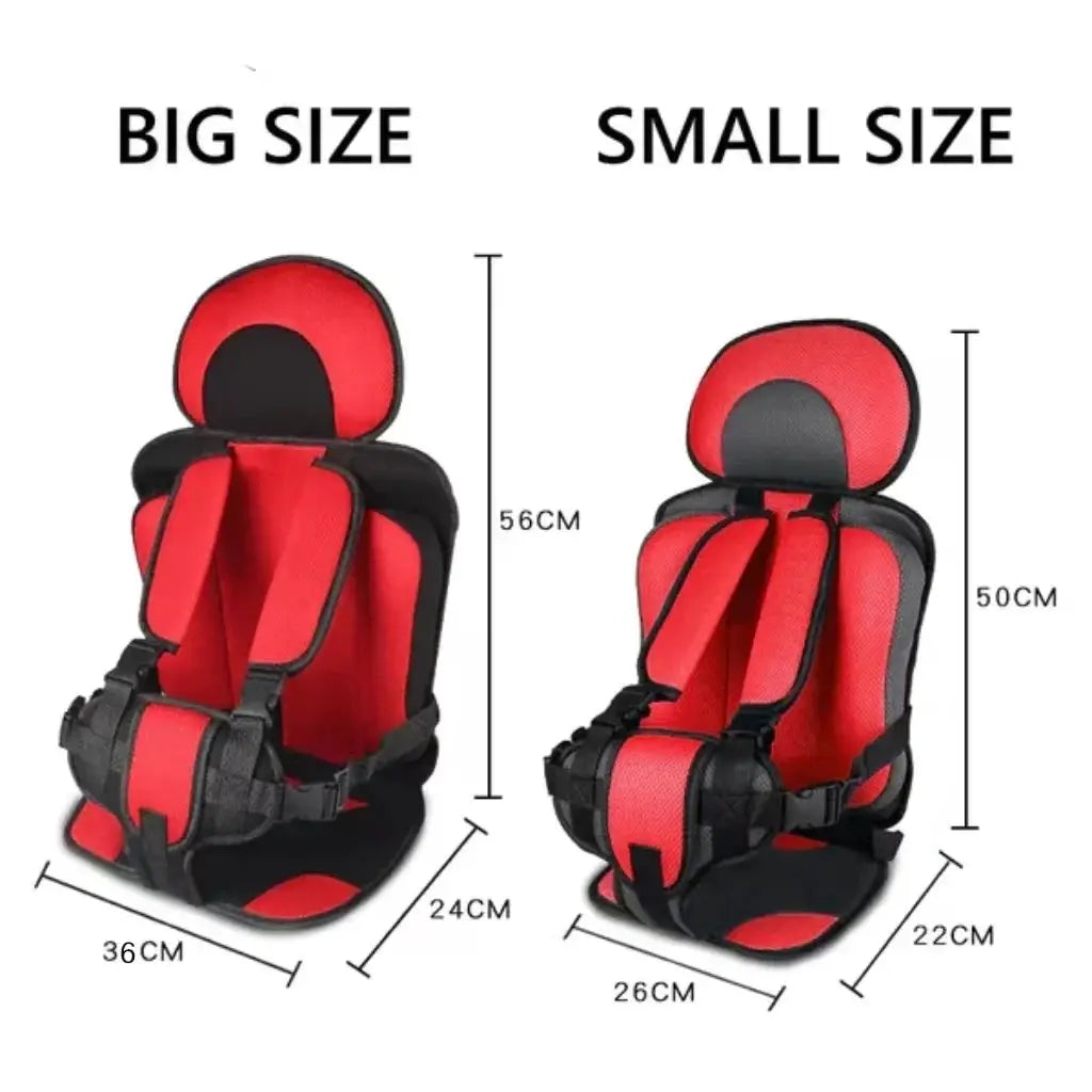 Portable Child Travel Car Seat | Foldable Safety Booster with 5-Point Harness | Ages 0–12 Years