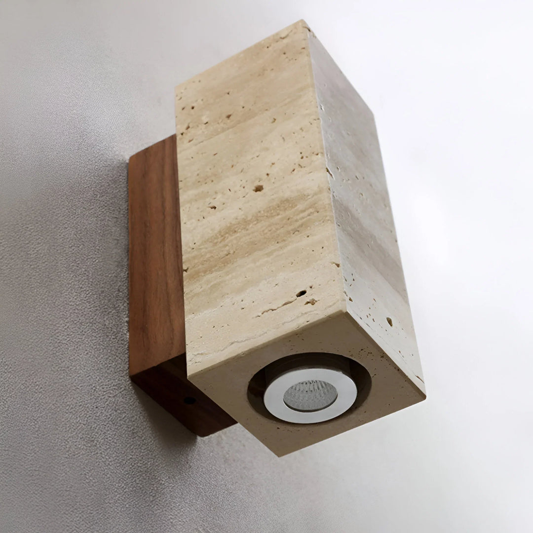 StoneLuxe – Natural Travertine Wall Light