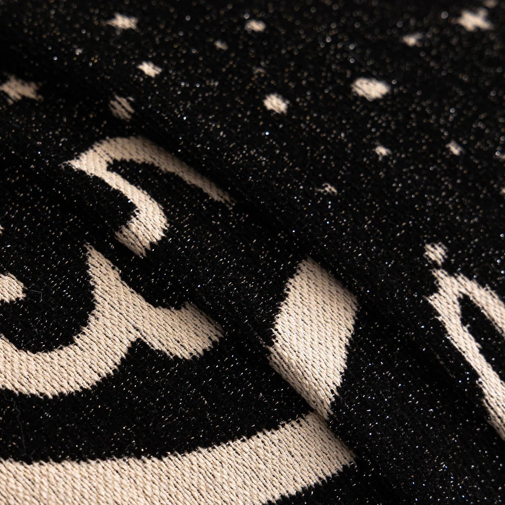 Cursive Glittering Chenille Sofa Cover